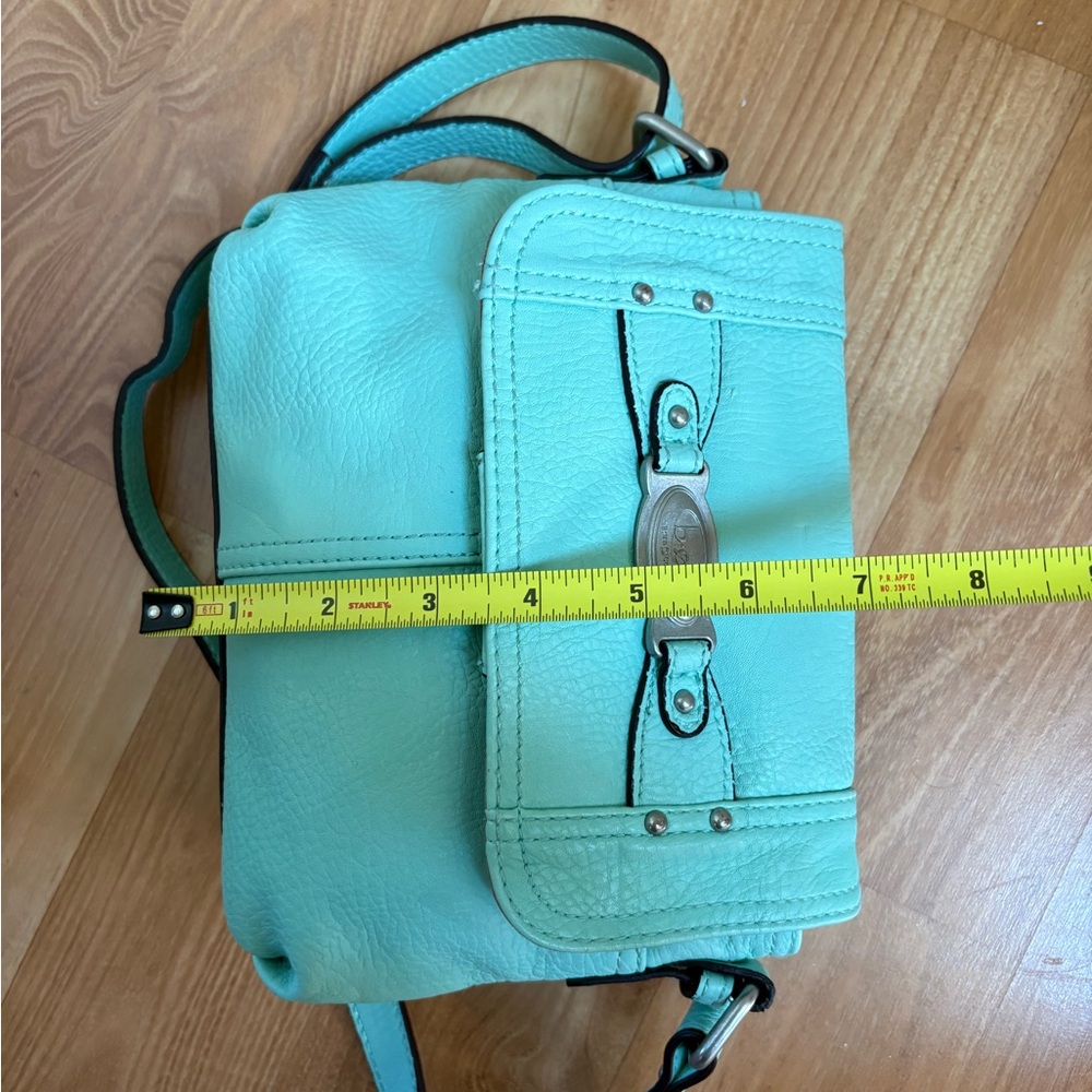 BOC Teal Leather Shoulder Bag - Picture 10 of 11